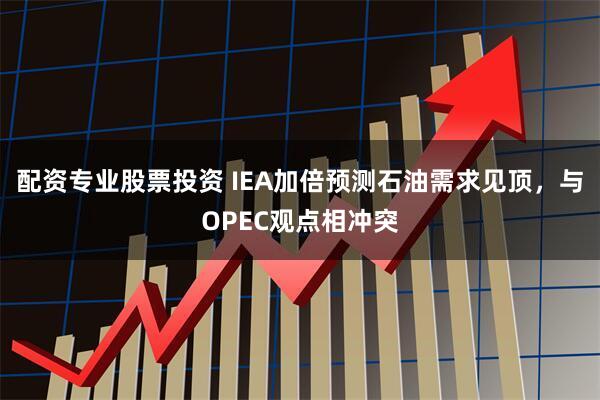 配资专业股票投资 IEA加倍预测石油需求见顶，与OPEC观点相冲突