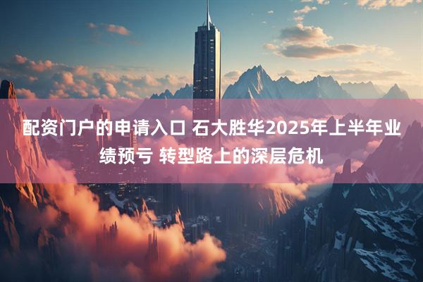 配资门户的申请入口 石大胜华2025年上半年业绩预亏 转型路上的深层危机