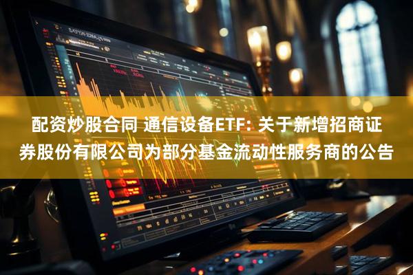配资炒股合同 通信设备ETF: 关于新增招商证券股份有限公司为部分基金流动性服务商的公告